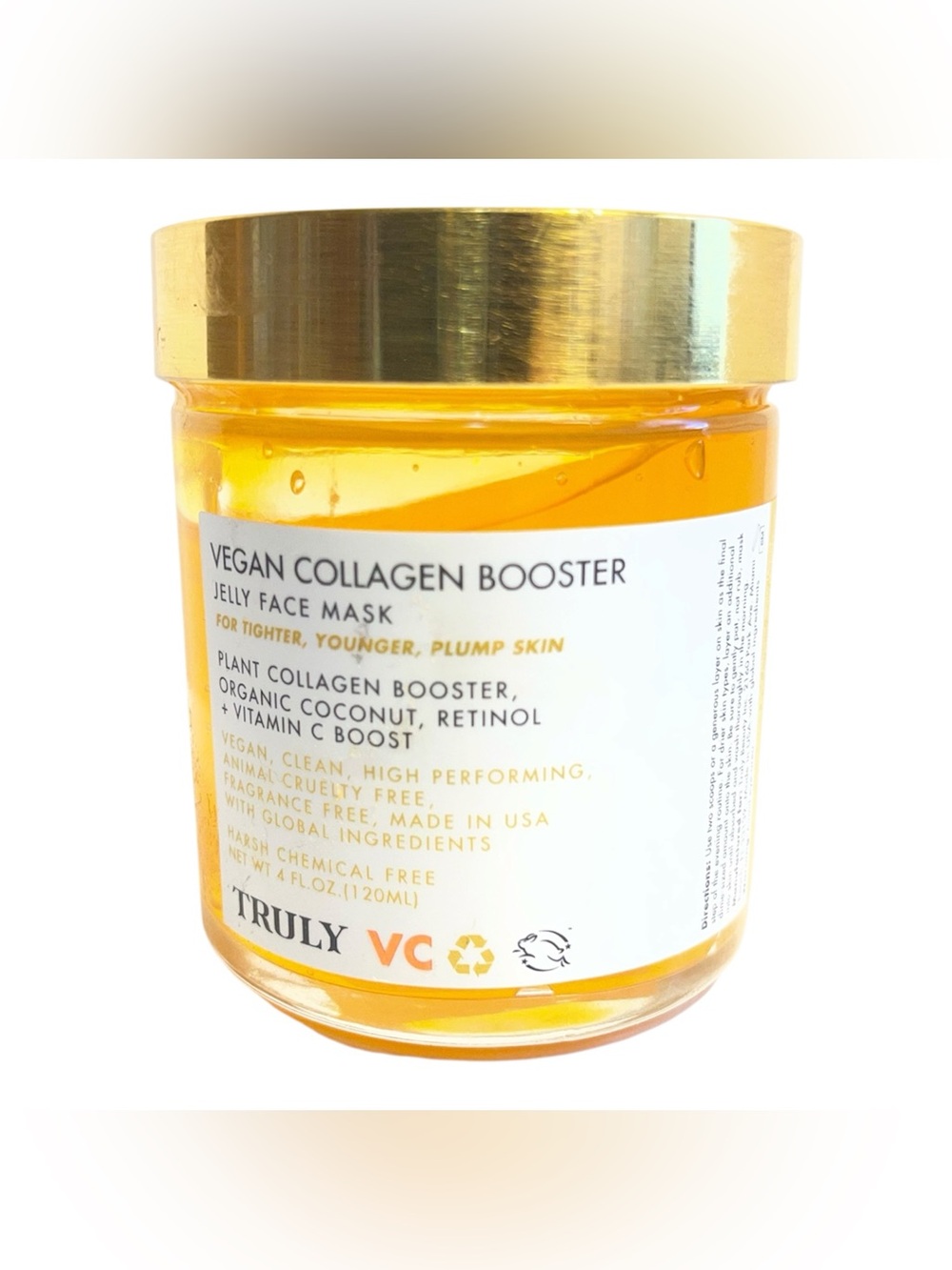 Truly Beauty Vegan yuCollagen Booster Anti-Aging Jelly Face Mask 4fl oz - NWT **